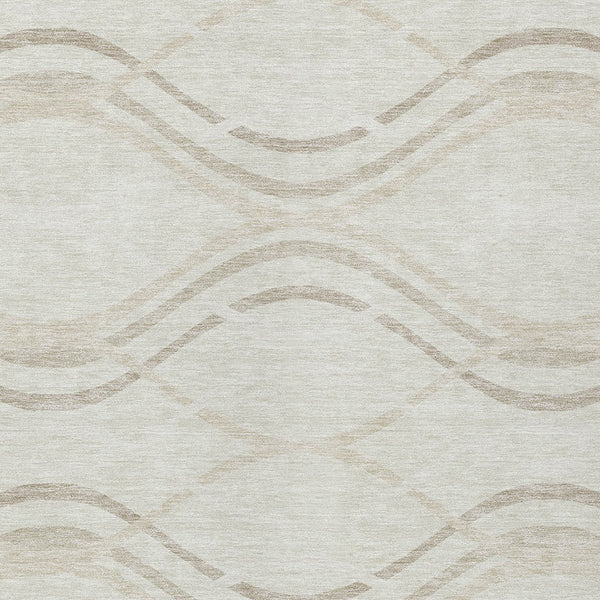 Homeroots 3' Black Gray Ivory Abstract Indoor Outdoor Area Rug - Stylish, Washable, And Durable For Any Space 5' X 8' Polyester 585263