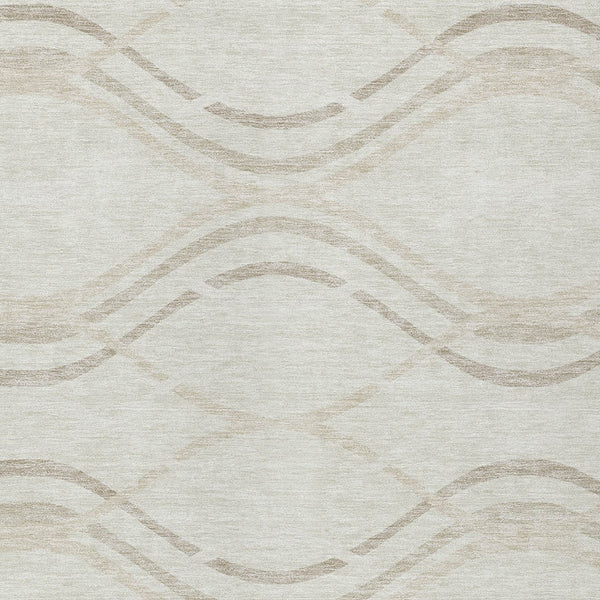 Homeroots 3' Black Gray Ivory Abstract Indoor Outdoor Area Rug - Stylish, Washable, And Durable For Any Space 8' X 10' Polyester 585265