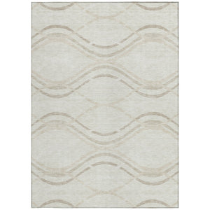 Homeroots 3' Black Gray Ivory Abstract Indoor Outdoor Area Rug - Stylish, Washable, And Durable For Any Space 10' X 14' Polyester 585267