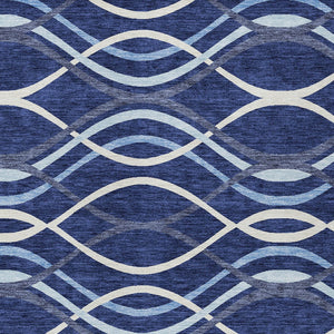 Homeroots 3' Black Gray Ivory Abstract Indoor Outdoor Area Rug - Stylish, Washable, And Durable For Any Space 5' X 8' Polyester 585269