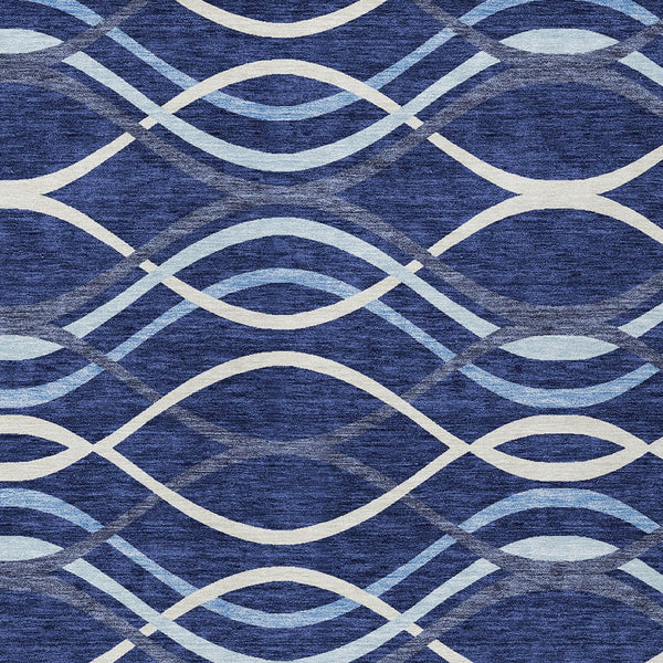 Homeroots 3' Black Gray Ivory Abstract Indoor Outdoor Area Rug - Stylish, Washable, And Durable For Any Space 5' X 8' Polyester 585269