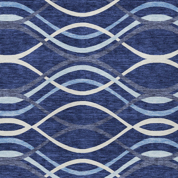 Homeroots 3' Black Gray Ivory Abstract Indoor Outdoor Area Rug - Stylish, Washable, And Durable For Any Space 8' X 10' Polyester 585271