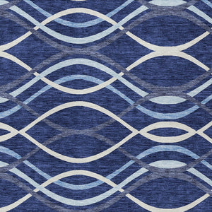 Homeroots 3' Black Gray Ivory Abstract Indoor Outdoor Area Rug - Stylish, Washable, And Durable For Any Space 9' X 12' Polyester 585272