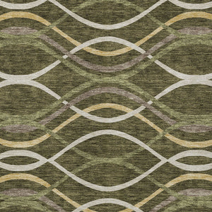 Homeroots 3' Black Gray Ivory Abstract Indoor Outdoor Area Rug - Stylish, Washable, And Durable For Any Space 3' X 5' Polyester 585274