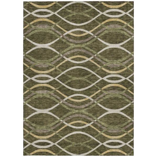 Homeroots 3' Black Gray Ivory Abstract Indoor Outdoor Area Rug - Stylish, Washable, And Durable For Any Space 5' X 8' Polyester 585275