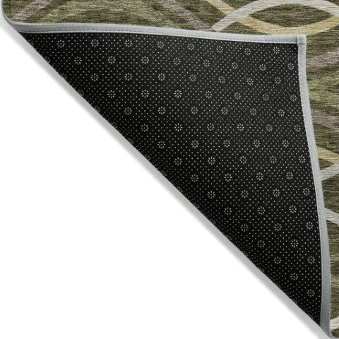 Homeroots 3' Black Gray Ivory Abstract Indoor Outdoor Area Rug - Stylish, Washable, And Durable For Any Space 9' X 12' Polyester 585278