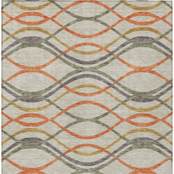 Homeroots 3' Black Gray Ivory Abstract Indoor Outdoor Area Rug - Stylish, Washable, And Durable For Any Space 9' X 12' Polyester 585284