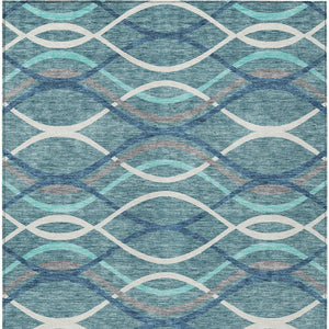 Homeroots 3' Black Gray Ivory Abstract Indoor Outdoor Area Rug - Stylish, Washable, And Durable For Any Space 5' X 8' Polyester 585305