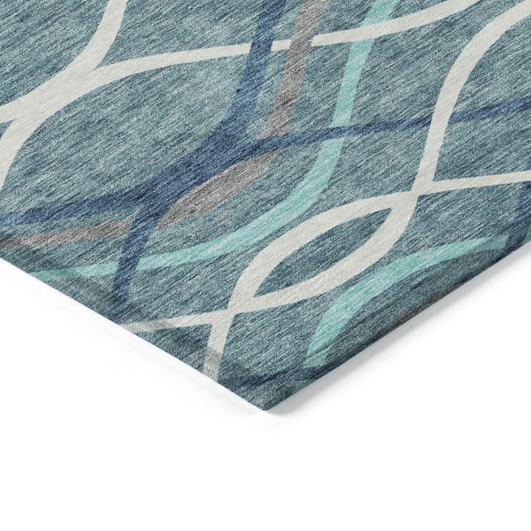 Homeroots 3' Black Gray Ivory Abstract Indoor Outdoor Area Rug - Stylish, Washable, And Durable For Any Space 8' X 10' Polyester 585307