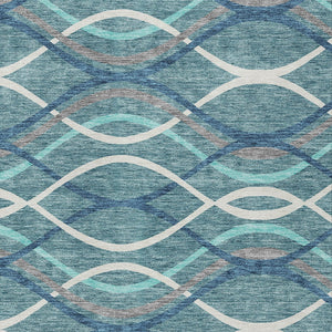 Homeroots 3' Black Gray Ivory Abstract Indoor Outdoor Area Rug - Stylish, Washable, And Durable For Any Space 9' X 12' Polyester 585308