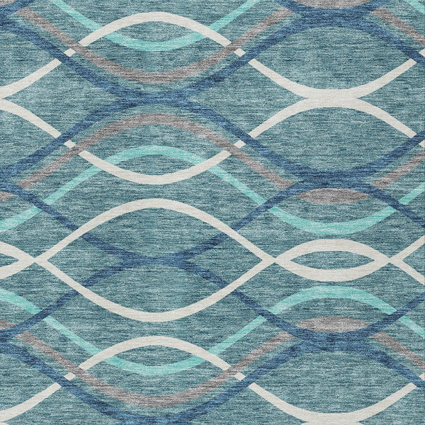 Homeroots 3' Black Gray Ivory Abstract Indoor Outdoor Area Rug - Stylish, Washable, And Durable For Any Space 9' X 12' Polyester 585308