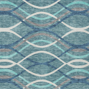 Homeroots 3' Black Gray Ivory Abstract Indoor Outdoor Area Rug - Stylish, Washable, And Durable For Any Space 10' X 14' Polyester 585309