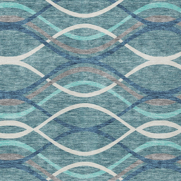 Homeroots 3' Black Gray Ivory Abstract Indoor Outdoor Area Rug - Stylish, Washable, And Durable For Any Space 10' X 14' Polyester 585309