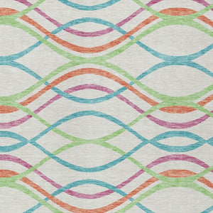 Homeroots 3' Black Gray Ivory Abstract Indoor Outdoor Area Rug - Stylish, Washable, And Durable For Any Space 3' X 5' Polyester 585316