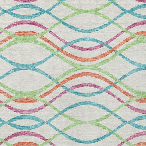 Homeroots 3' Black Gray Ivory Abstract Indoor Outdoor Area Rug - Stylish, Washable, And Durable For Any Space 9' X 12' Polyester 585320