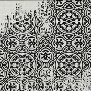 Homeroots 3' Artichoke Green Medallion Rug – Stylish, Washable, Indoor/Outdoor Comfort For Any Space 3' X 5' Polyester 585328