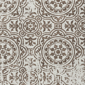 Homeroots 3' Artichoke Green Medallion Rug – Stylish, Washable, Indoor/Outdoor Comfort For Any Space 8' X 10' Polyester 585337