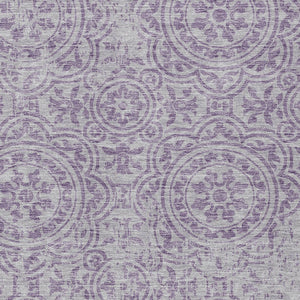 Homeroots 3' Artichoke Green Medallion Rug – Stylish, Washable, Indoor/Outdoor Comfort For Any Space 8' X 10' Polyester 585355