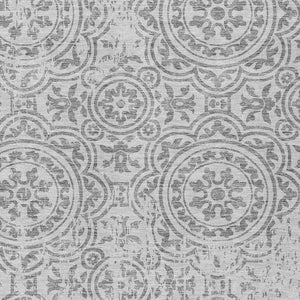 Homeroots 3' Artichoke Green Medallion Rug – Stylish, Washable, Indoor/Outdoor Comfort For Any Space 3' X 5' Polyester 585376