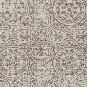 Homeroots 3' Artichoke Green Medallion Rug – Stylish, Washable, Indoor/Outdoor Comfort For Any Space 8' X 10' Polyester 585391