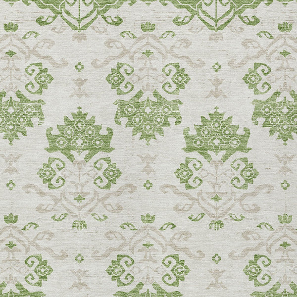 Homeroots 3' Stylish Beige Tan And Taupe Oriental Washable Area Rug For Indoor And Outdoor Spaces, Durable Design 3' X 5' Polyester 585418