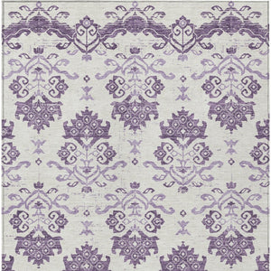 Homeroots 3' Stylish Beige Tan And Taupe Oriental Washable Area Rug For Indoor And Outdoor Spaces, Durable Design 10' X 14' Polyester 585453