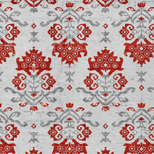 Homeroots 3' Stylish Beige Tan And Taupe Oriental Washable Area Rug For Indoor And Outdoor Spaces, Durable Design 3' X 5' Polyester 585454