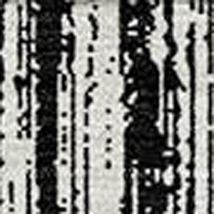 HomeRoots 5' Black and Ivory Striped Area Rug - Durable, Washable Design for Indoor and Outdoor Spaces 5' X 8' 585467