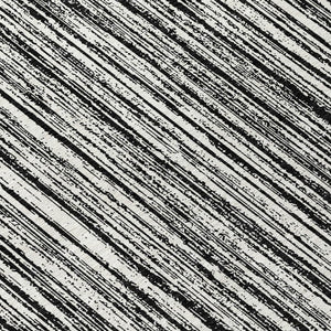 HomeRoots 5' Black and Ivory Striped Area Rug - Durable, Washable Design for Indoor and Outdoor Spaces 8' Round 585468