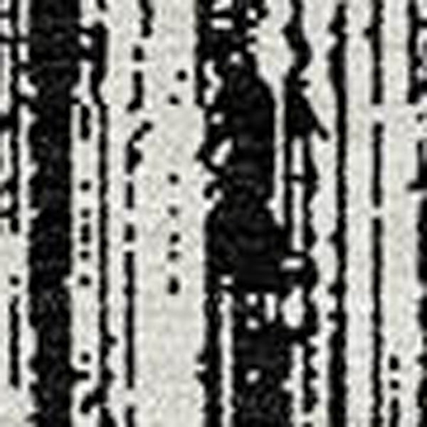 HomeRoots 9' Black and Ivory Striped Area Rug - Stylish, Washable Indoor/Outdoor Design for Any Space 9' X 12' 585470