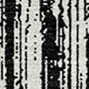 HomeRoots 5' Black and Ivory Striped Area Rug - Durable, Washable Design for Indoor and Outdoor Spaces 10' X 14' 585471
