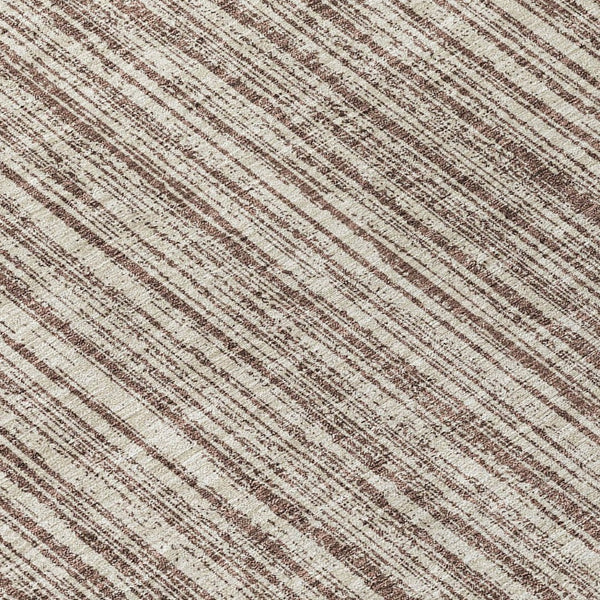 HomeRoots 5' Striped Indoor Outdoor Area Rug - Durable, Washable, Low-Maintenance, Perfect for Any Space 8' Round 585474