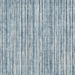 HomeRoots 5' Blue and Ivory Striped Washable Area Rug – Durable, Stylish, Indoor/Outdoor for High-Traffic Spaces 5' X 8' 585479