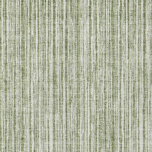 HomeRoots 5' Striped Indoor Outdoor Area Rug - Coastal Green and Ivory Design, Durable & Machine Washable 5' X 8' 585485
