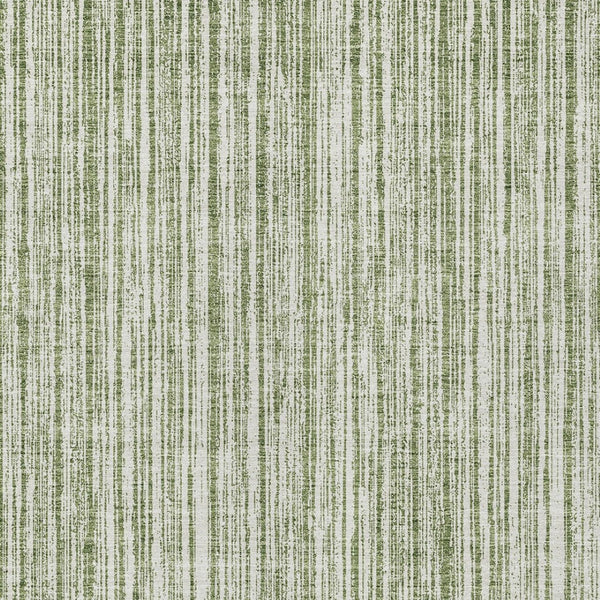 HomeRoots 5' Striped Indoor Outdoor Area Rug - Coastal Green and Ivory Design, Durable & Machine Washable 5' X 8' 585485