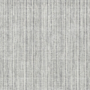 HomeRoots 5' Stylish Gray and Silver Striped Area Rug - Durable, Washable, Perfect for Indoor or Outdoor Spaces 10' X 14' 585495
