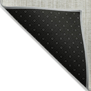 HomeRoots 5' Striped Indoor Outdoor Area Rug – Durable, Washable, Stain-Resistant for High-Traffic Spaces 8' X 10' 585499