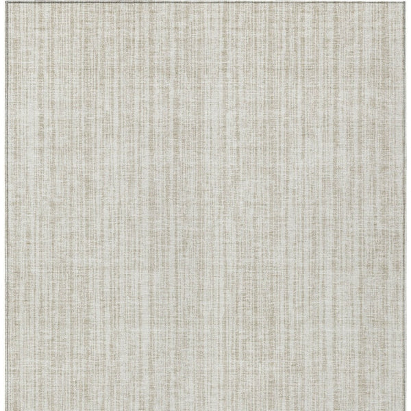HomeRoots 5' Striped Indoor Outdoor Area Rug – Durable, Washable, Stain-Resistant for High-Traffic Spaces 8' X 10' 585499
