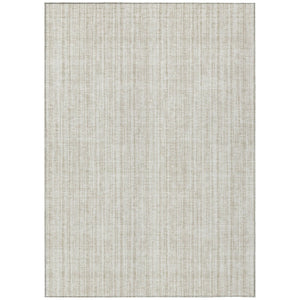 HomeRoots 5' Striped Indoor Outdoor Area Rug – Durable, Washable, Stain-Resistant for High-Traffic Spaces 10' X 14' 585501