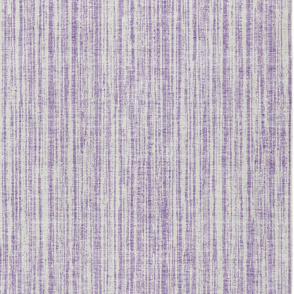 HomeRoots 9' Coastal-Inspired Lavender and Ivory Striped Washable Area Rug - Durable, Versatile, Easy Care! 9' X 12' 585506