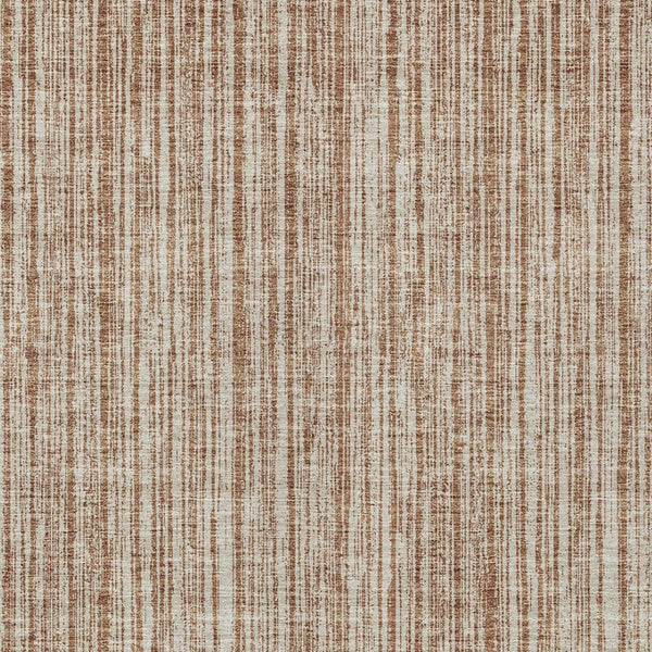 HomeRoots 5' Bright Orange and Beige Striped Indoor-Outdoor Area Rug – Durable, Washable, and Stylish! 5' X 8' 585521