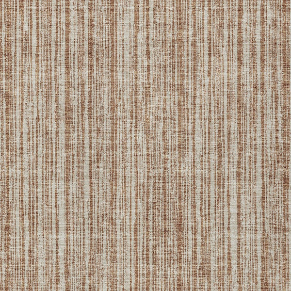 HomeRoots 9' Striped Area Rug - Durable Orange and Beige Design for Indoor & Outdoor Use, Easy Care & Stylish 9' X 12' 585524
