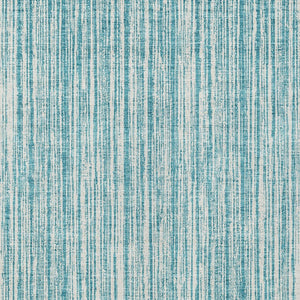 HomeRoots 9' Stylish Teal Blue and Ivory Striped Indoor Outdoor Area Rug for Versatile Spaces & Easy Care 9' X 12' 585530