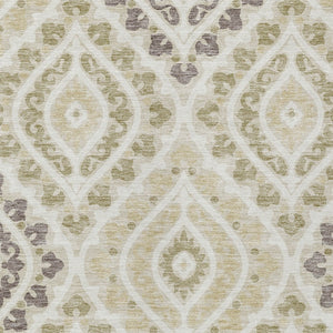 Homeroots 3' Beige Taupe Floral Washable Area Rug - Stylish Indoor Outdoor Design For Versatile Spaces 8' X 10' Polyester 585547