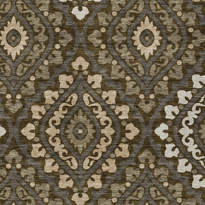 Homeroots 3' Beige Taupe Floral Washable Area Rug - Stylish Indoor Outdoor Design For Versatile Spaces 10' X 14' Polyester 585555