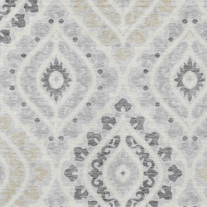 Homeroots 3' Beige Taupe Floral Washable Area Rug - Stylish Indoor Outdoor Design For Versatile Spaces 10' X 14' Polyester 585591