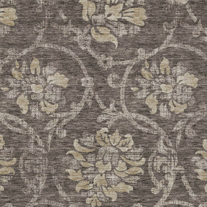 HomeRoots 5' Timeless Floral Washable Area Rug for Indoor & Outdoor Use - Durable, Stain-Resistant, Versatile Design 8' X 10' 585619