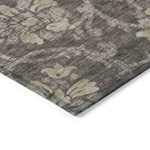 HomeRoots 9' Floral Indoor Outdoor Area Rug - Durable, Washable, and Stylish for Living Spaces and Patios 9' X 12' 585620