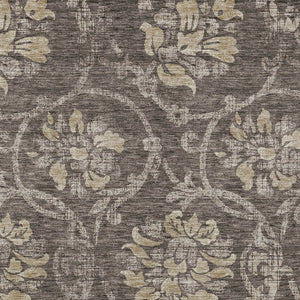 HomeRoots 5' Timeless Floral Washable Area Rug for Indoor & Outdoor Use - Durable, Stain-Resistant, Versatile Design 10' X 14' 585621