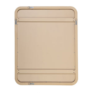 Butler Specialty Butler Cora Rectangular Mappa Burl Wall Mirror – Elegant Tan Accent For Home & Commercial Spaces Tan Mixed Wood,Mdf,Mirrored Glass,Mappa Burl Veneer 5856444-butler